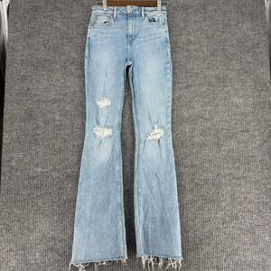 Miranda Lambert Idyllwind women's distressed flare jeans 26x32 boho Y2K size 4